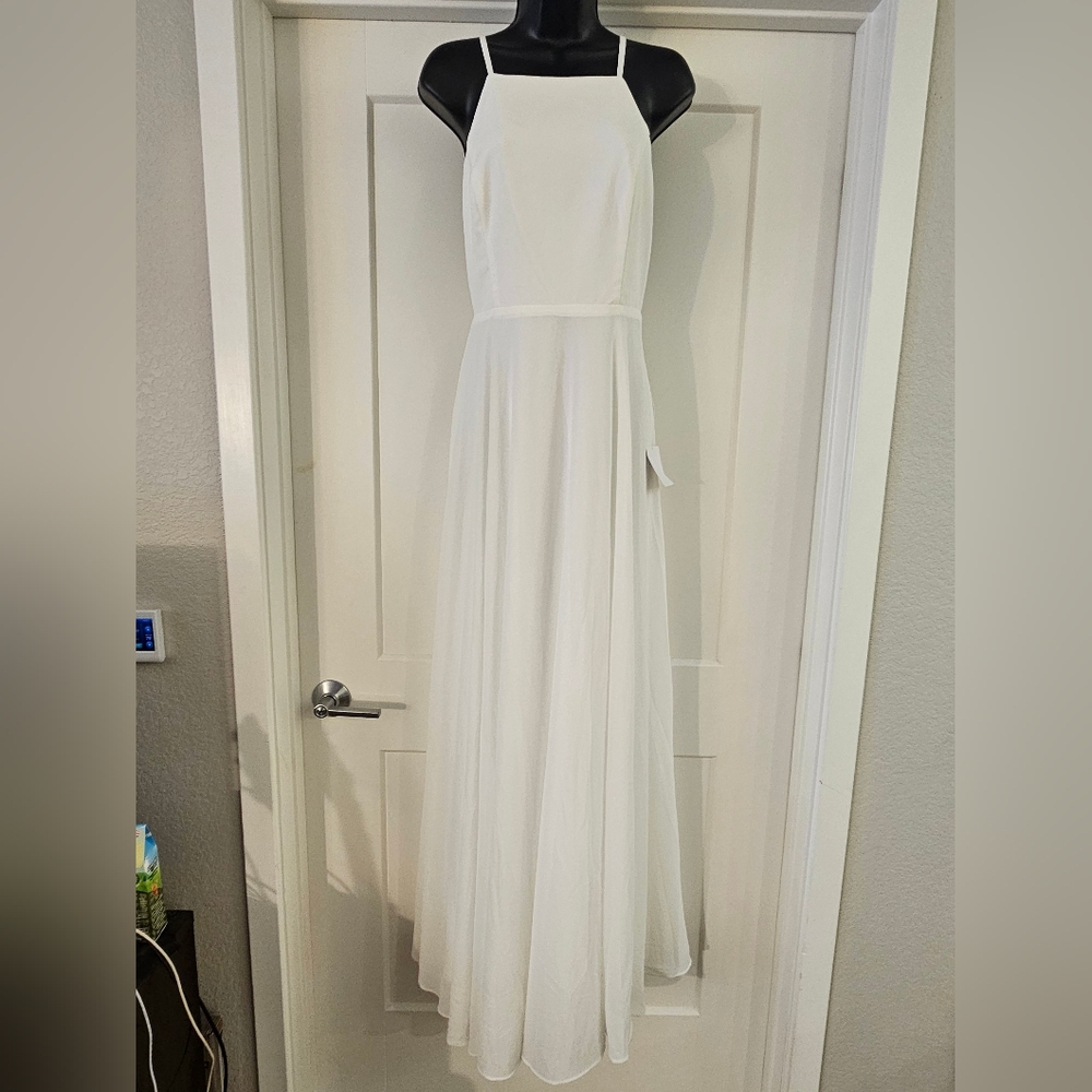 Mythical Kind of Love White Maxi Dress by Lulus, new with tags, size medium
